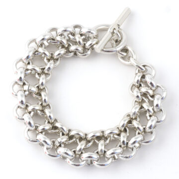 Aluminium Jewellery Classic Bracelet - Silver