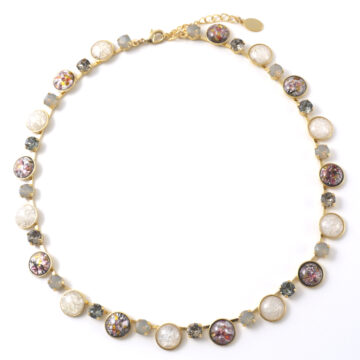 Bohemia Necklace 01 - Colour 01 (Taupe)/Gold