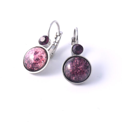 Bohemia Drop Earrings - Colour 11 (Mauve)/s - Image 2