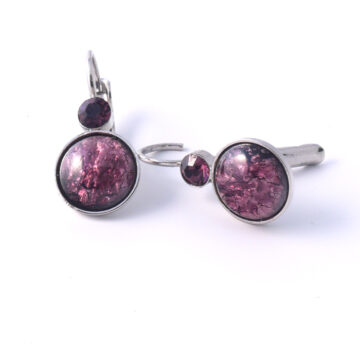 Bohemia Drop Earrings - Colour 11 (Mauve)/s