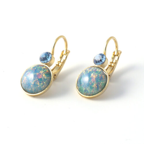 Bohemia Drop Earrings - Colour 15 (Milch-blau)/g - Image 3