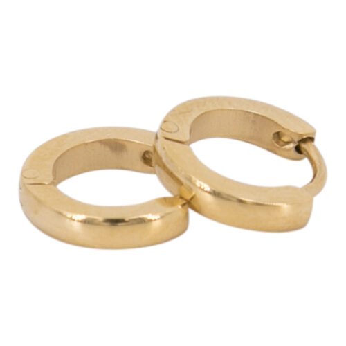1897 7mm x 2mm Huggie-Hoops - Image 2