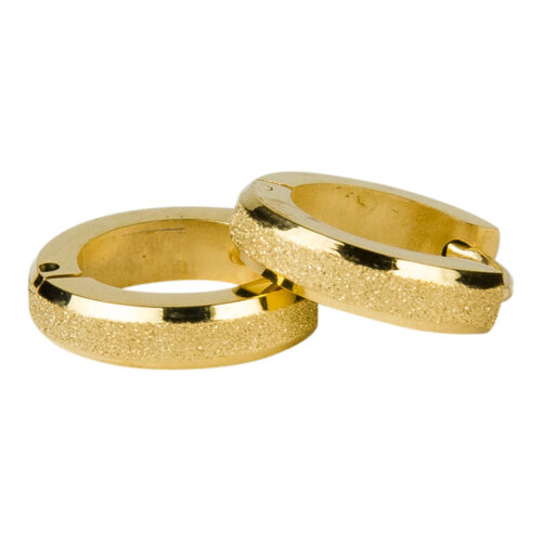 1867 9mm x 2mm Diamond Finish Hoops - Image 3