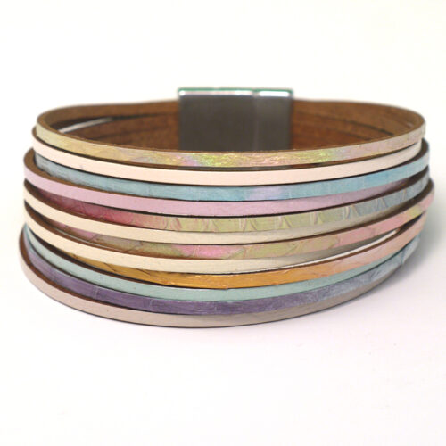 Biba Bracelet 52297 with Magnetic Clasp - Pastel Multicolour