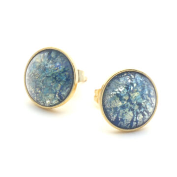 Bohemia Stud Earrings Col 16 (Aqua)/g