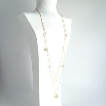 KK Long Necklace SD37 - Gold