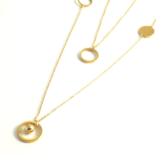 KK Long Necklace SD37 - Gold - Image 2