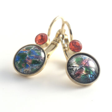 Bohemia Drop Earrings - Colour 17 (Multi-red)/g