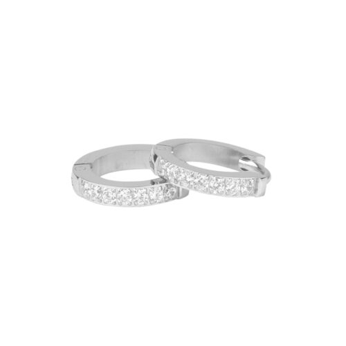 1922 6mm x 1.5mm Tiny Sparkle Hoops - Image 3