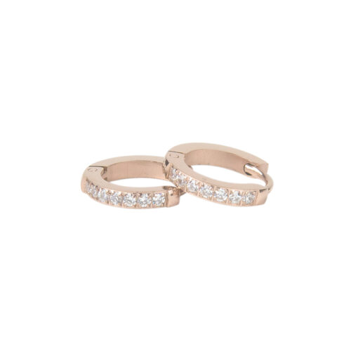 1922 6mm x 1.5mm Tiny Sparkle Hoops - Image 4