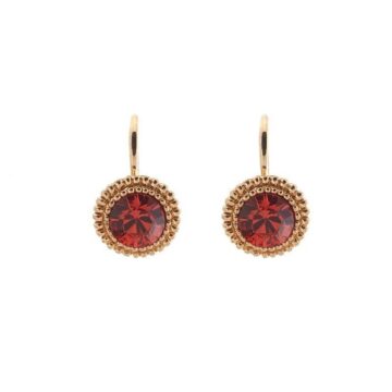 Biba Small Crystal Drops - Paparadschia / Gold