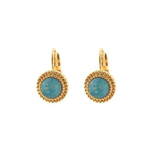 Biba Small Crystal Drops - Pacific Opal / Gold