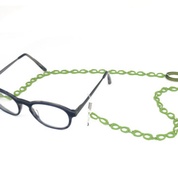 Cellulose Acetate Glasses Chain - Baby Leaf