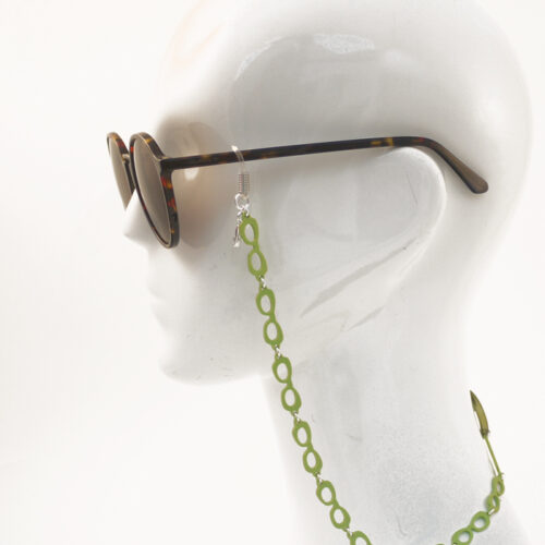 Cellulose Acetate Glasses Chain - Baby Leaf - Image 2