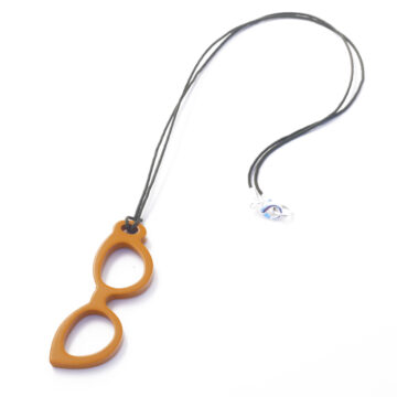 Cellulose Acetate Glasses Hanger Style 1 - Groovy Yellow