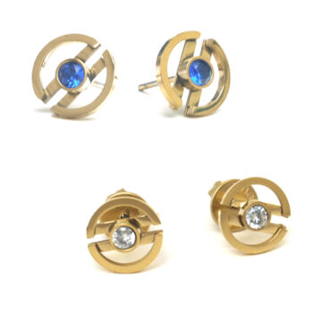 Anartxy Crystal Maze Studs in 2 colours