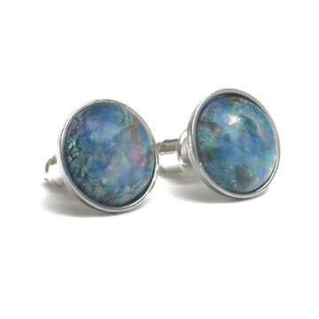Bohemia Stud Earrings Col 15 (Milk-blue)/s