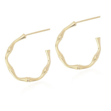 Anartxy 20mm Bamboo Hoops - Gold