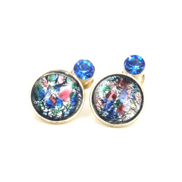 Bohemia Stud-Drop Earrings Col 17 (Multi)/g
