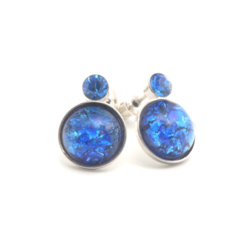 Bohemia Stud-Drop Earrings Col 20 (True Blue)/s