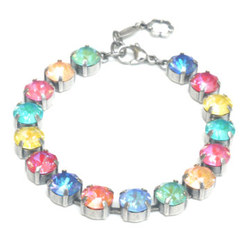 Swarovski Crystal Bracelet - Multi Delite Mix / Silver