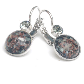 Bohemia Drop Earrings - Colour 12 (Grey-Rose)/s