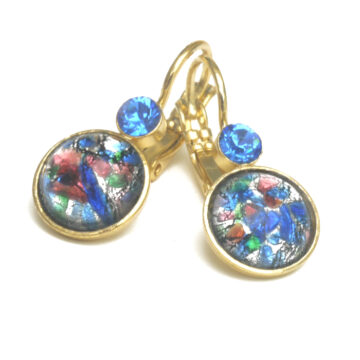 Bohemia Drop Earrings - Colour 17 (Multi-blue)/g