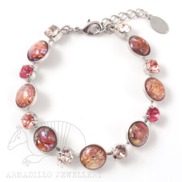 Bohemia Bracelet 01 - Colour 09 (Coral) / Silver