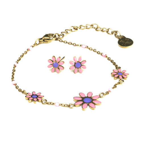 Anartxy Daisy Studs - Pink - Image 2
