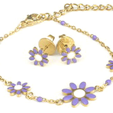 Anartxy Daisy Studs - Purple
