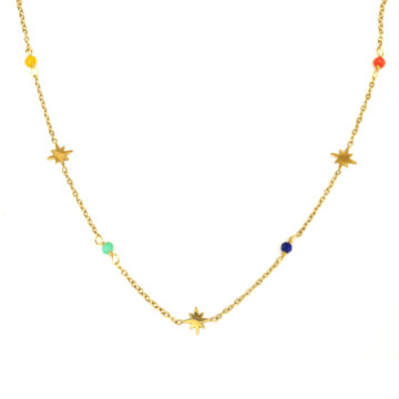 Anartxy Starstruck Chain Necklace - Multicolour