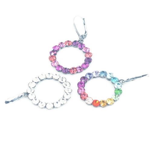 Swarovski Drop Rings - Diamond / Silver - Image 4