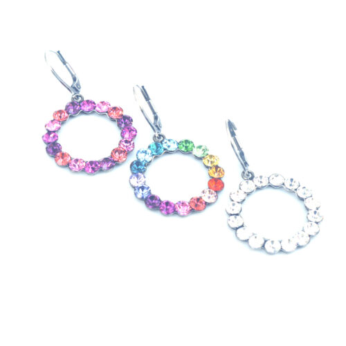 Swarovski Drop Rings - Diamond / Silver - Image 3
