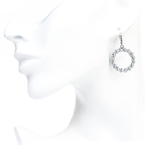 Swarovski Drop Rings - Diamond / Silver - Image 2