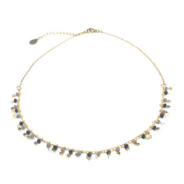 Anartxy Little Stars Necklace - Black/Grey