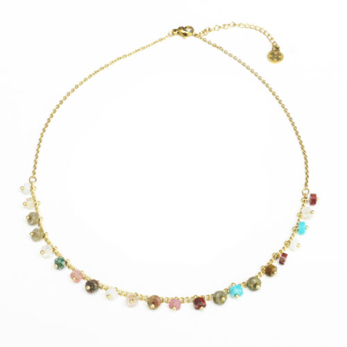 Anartxy Stone Bead Necklace in 3 Colours - Image 6