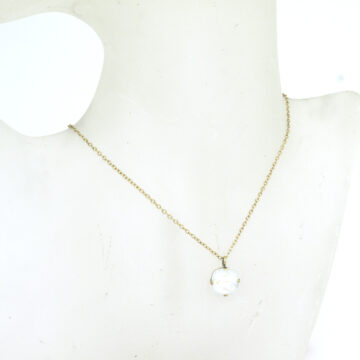Swarovski Square Pendant - Crystal Delite/Gold