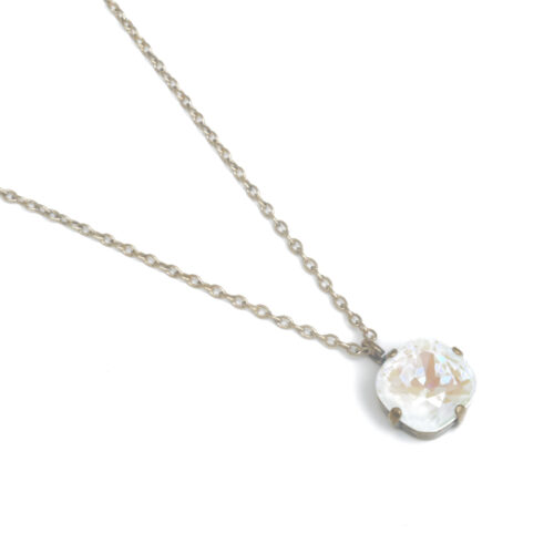 Swarovski Square Pendant with Old Gold Setting in 4 Colours - Image 5