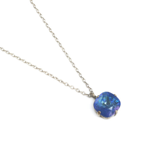Swarovski Square Pendant with Old Gold Setting in 4 Colours - Image 4
