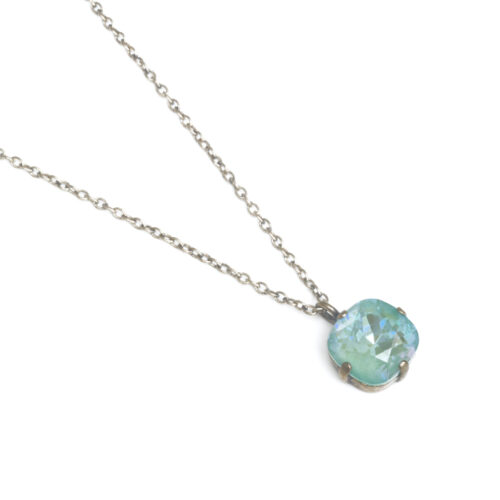 Swarovski Square Pendant with Old Gold Setting in 4 Colours - Image 3